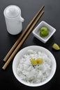 Asian rice bowl Royalty Free Stock Photo