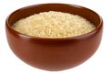 Asian rice bowl isolated. Royalty Free Stock Photo