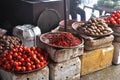 Asian rural market in Sapa, Vietnam