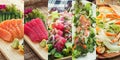 Asian salad with tofu and fresh vegetables Mixed Royalty Free Stock Photo