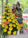 Asian scary mythological statue Royalty Free Stock Photo