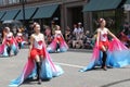 Asian school marching band