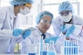 Asian scientist team has researching in laboratory Royalty Free Stock Photo