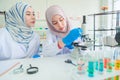 Asian scientist team has researching in laboratory Royalty Free Stock Photo