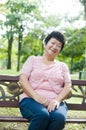 Asian senior woman