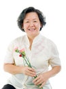 Asian senior woman Royalty Free Stock Photo