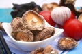 Asian shiitake mushrooms Royalty Free Stock Photo