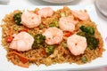 Asian Shrimp Fried Rice Royalty Free Stock Photo