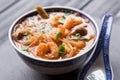 Asian shrimp soup Royalty Free Stock Photo