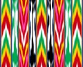 Ikat, adras. Uzbek pattern. Royalty Free Stock Photo