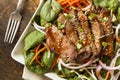 Asian Sliced Beef Salad Royalty Free Stock Photo