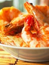 Asian spicy prawns