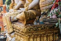 Asian Spirit Dolls Over Stone in Laos Temple at Vientiane, Laos Royalty Free Stock Photo