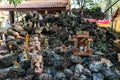 Asian Spirit Dolls Over Stone in Laos Temple at Vientiane, Laos Royalty Free Stock Photo