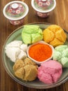 Asian steamed cakes