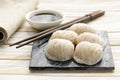 Asian steamed meat dumplings dim sum