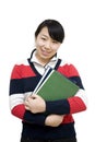Asian student girl Royalty Free Stock Photo