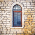 Asian style ancient window Royalty Free Stock Photo