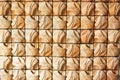 Asian style art brick wall pattern Royalty Free Stock Photo