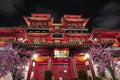Asian style Buddhist temple in Singapore Royalty Free Stock Photo