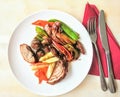 Asian style grilled duck breast fillet