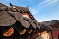 Asian style roof Royalty Free Stock Photo