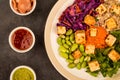 Asian Style Spicy Vegan or Vegetarian Tofu Salad