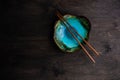 Asian table setting with chopsticks Royalty Free Stock Photo