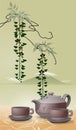 Asian Tea Illustration