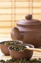 Asian tea set Royalty Free Stock Photo