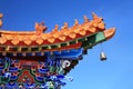 Asian temple with the blue sky