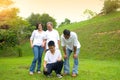 Asian three generation family Royalty Free Stock Photo