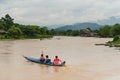 Asian tourist boadtrip in vangvieng laos