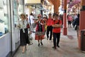 Asian tourists visiting Gold Souk in Dubai