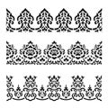 Asian traditional art Design Vector, Thai traditional with flower line design Lai Thai pattern