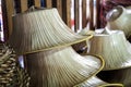 Asian traditional handmade weaving bamboo hat