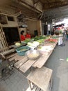 asian traditional market corner