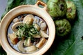 Asian traditional stew vegetarian food