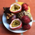 Asian travel: tasty exotic fruits