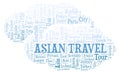 Asian Travel word cloud.