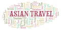 Asian Travel word cloud.