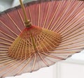 Asian umbrella detail handmade decorated Royalty Free Stock Photo