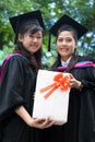 Asian university graduates Royalty Free Stock Photo
