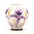 Asian Vase Crocus - Beautiful Floral Decor For Any Space Royalty Free Stock Photo