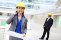 Asian Woman Architect Royalty Free Stock Photo