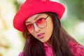 Asian woman fashion portrait Royalty Free Stock Photo