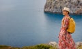 Anthony Quinn bay, trip to Rhodes island, Greece Royalty Free Stock Photo