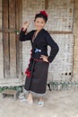 Asian woman in national costume, Laos