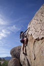 Woman Bouldering