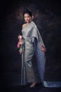 Asian woman in tradition dress